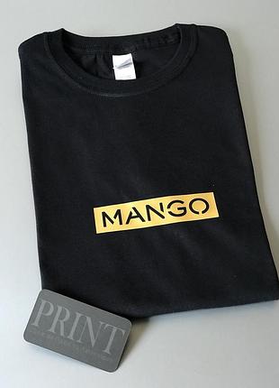 Жіноча/музька футболка 100% бавовна — mango