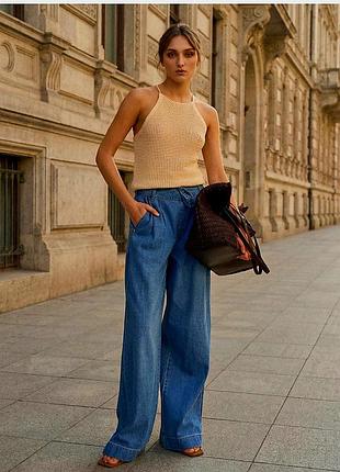 Джинси wide leg широкі