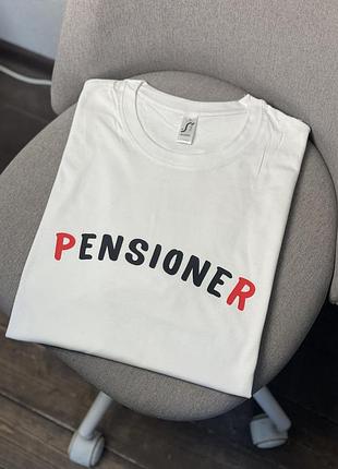 Футболка «pensioner» xxl, графитовый
