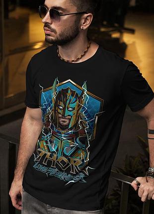 Футболка loys унисекс marvel (thor love and thunder) черный s
