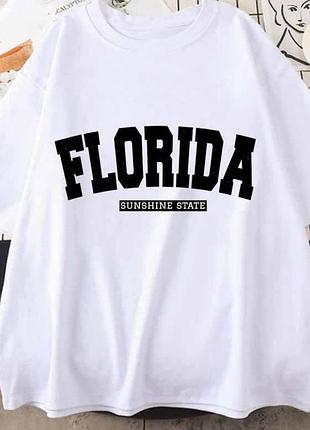Стильна жіноча оверсайз футболка loys florida xxl