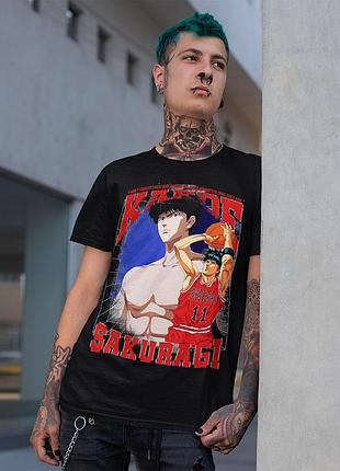 Футболка loys унісекс slam dunk (sakuragi) чорний xs