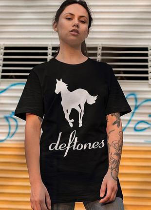Футболка loys deftones (white pony 2000) чорний xl