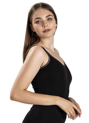 Майка жіноча бретель ажурна jiber 553 білий, xl
