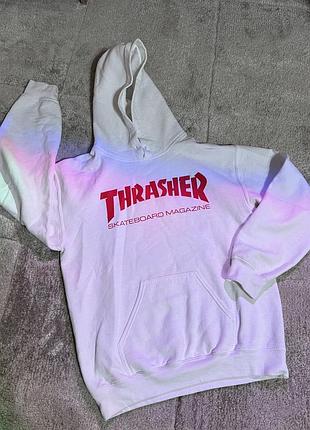 Біле худі thrasher / розмір s
