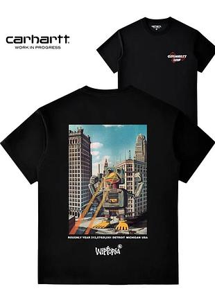 Футболка loys бавовняна з принтом carhartt sk8 art.013 xs
