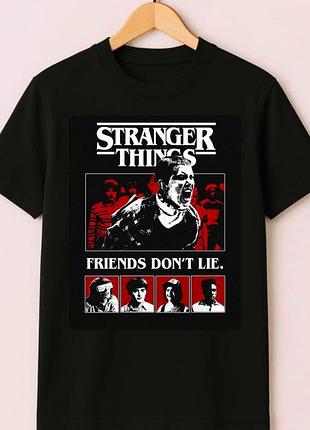 Футболка stranger things xs, бежевий