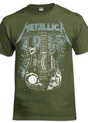 Футболка loys metallica hammett ouija guitar оливковий xs