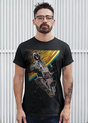 Футболка loys унисекс star wars (millennium falcon) черный xs