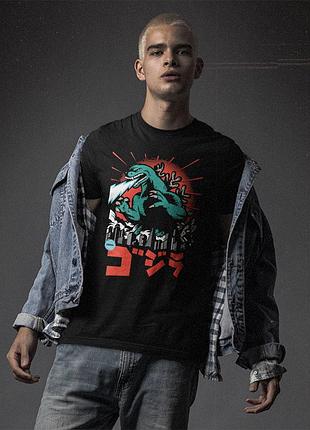 Футболка loys унисекс godzilla черный xs