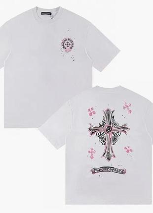 Футболка loys chrome hearts хром хартс черная новая очень хорошего качества из 100% бавовны xs