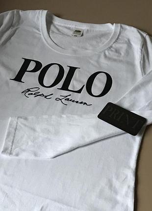 Футболка long sleev преміум із довгим рукавом polo