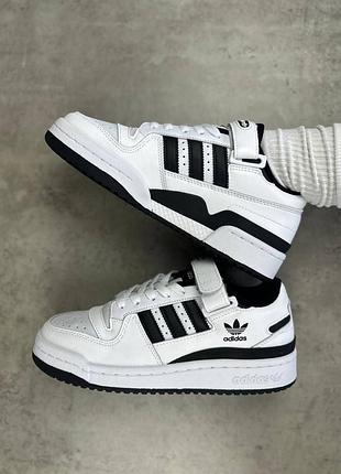 Кроссовки женские adidas forum white black