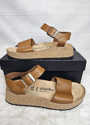 Кожаные босоножки papilio by birkenstock 39 размер