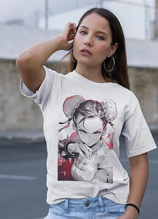 Футболка loys street fighter (chun li wht) белый m