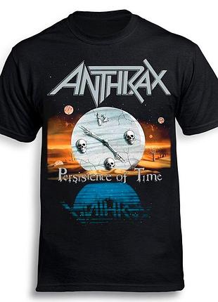 Футболка loys anthrax - persistence of time чорний s