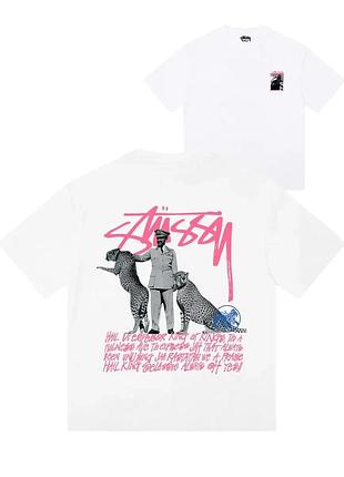 Футболка loys stussy стусі бавовняна з принтом у2к art.008 xl
