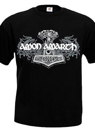 Футболка loys amon amarth thors hammer чорний l
