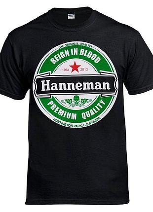 Футболка loys hanneman logo черный xs