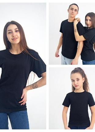 Футболка жіноча чорна ,бавовна 100% щільність 160 г на кв м футболка жіноча чорного кольору розмір s m l xl xxl xl
