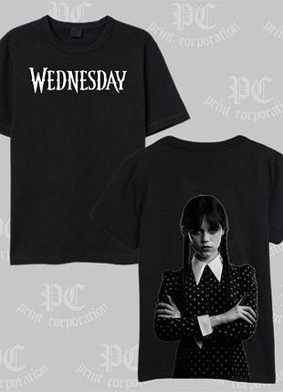 Футболка wednesday \ венсдей l