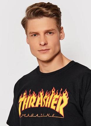 Футболка loys thrasher flame xxl