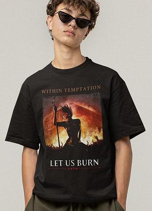 Футболка loys унисекс within temptation (let us burn) черный xs