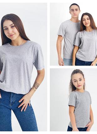 Женская футболка серая , хлопок100% , футболка однотонная женская мужская серого цвета s m l xl xxl l