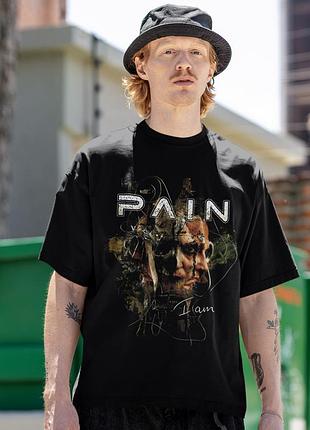 Футболка loys унисекс pain (i am) черный xs