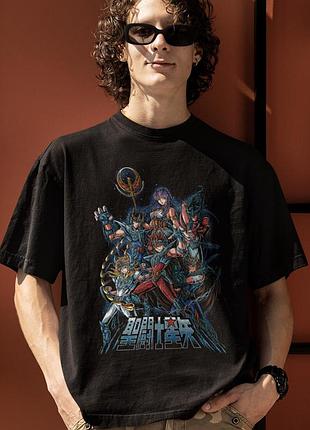 Футболка loys унисекс seint seiya (all characters) черный xs