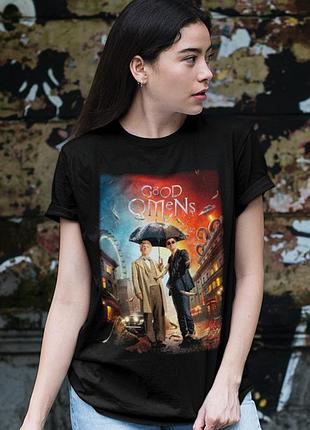 Футболка loys good omens (season 1) черный xs