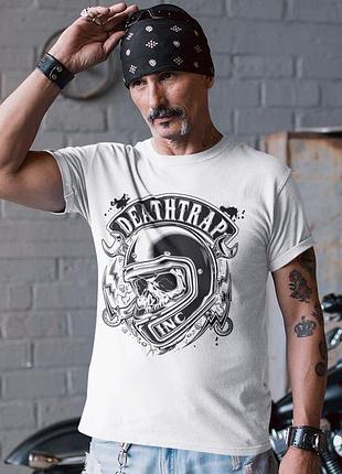 Футболка loys унісекс harley davidson (deathtrap inc wht) білий s