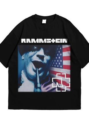 Футболка loys с принтом rammstein america черный art.001 xs