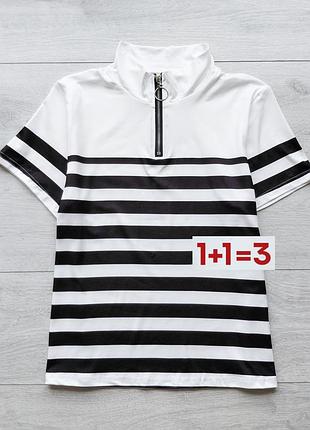 1+1=3 🎁 легкая футболка в полоску зипка