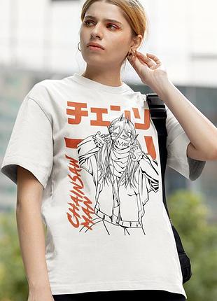 Футболка loys chainsaw man (chi no majin wht) белый l