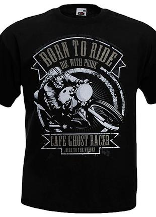Футболка loys cafe ghost racer черный s