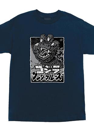 Футболка loys santa cruz godzilla hand front (navy) xs