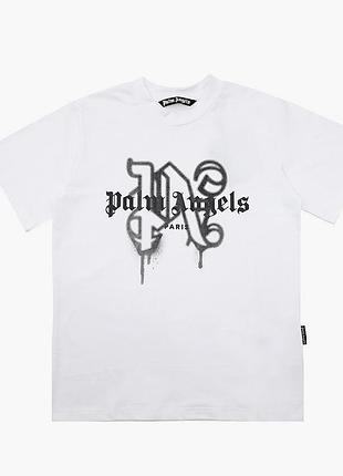 Футболка loys palm angels пальм энджелс из двунитки с качественным принтом100% хлопок xl