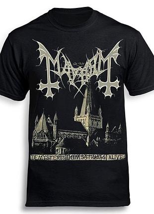 Футболка loys mayhem - de mysteriis dom sathanas-2 черный xs
