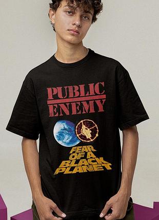 Футболка loys унисекс public enemy (fear of a black planet) черный xs