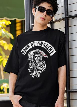 Футболка loys унісекс sons of anarchy чорний xl