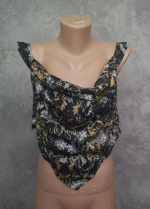 Корсетний топ хустка крафт топ scarf top prettylittlething