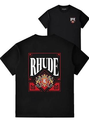 Футболка loys хлопковая с принтом rhude руди y2k xs