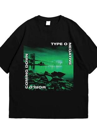 Футболка loys с принтом type o negative world coming down черный xs