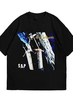 Футболка loys з принтом alice in chains sap чорний l