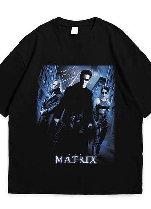 Футболка loys с принтом матрица the matrix черный xs