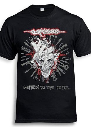 Футболка loys carcass rotten to the gore черный xs