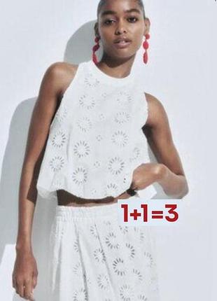 1+1=3 🎁 майка топ з прошви від  zara