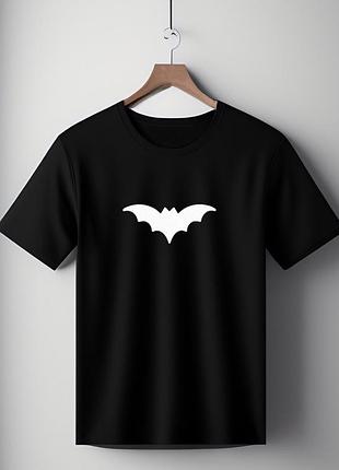 Футболка чорна оверсайз унісекс з принтом " batman, бетмен " розмір s-m s