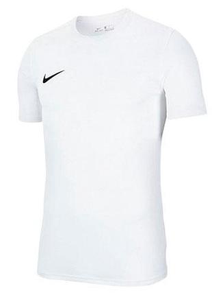 Футболка спортивная игровая nike park vii bv6708-100, белый, размер (eu) - m